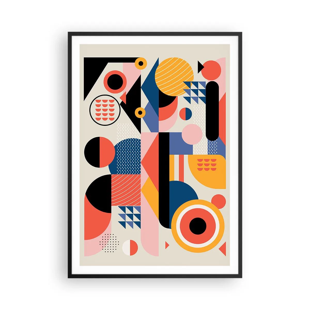 Poszter fehér keretben - Összetétel: játszadozzunk - 70x100 cm