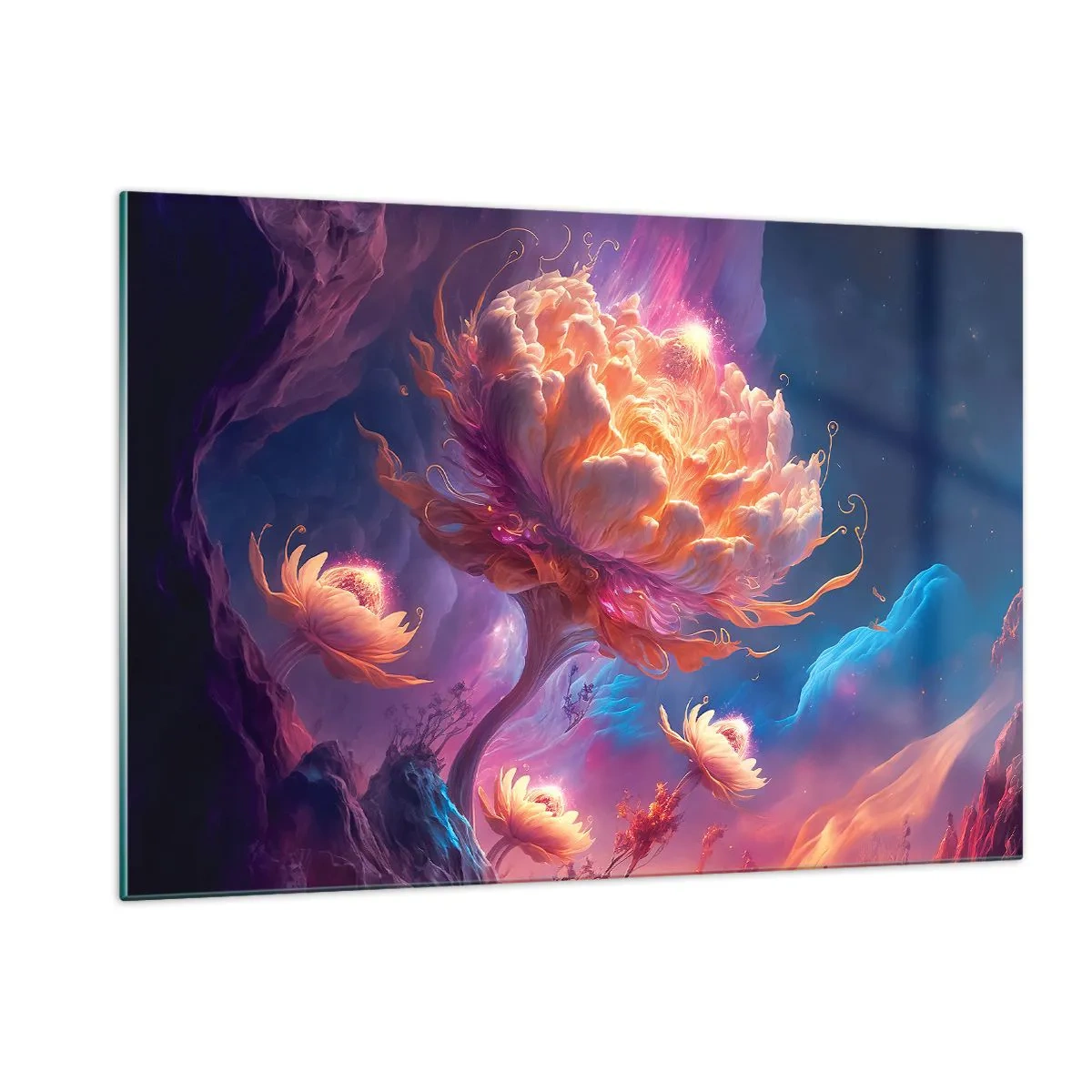 Üveg kép - Egy másik világ - 120x80 cm