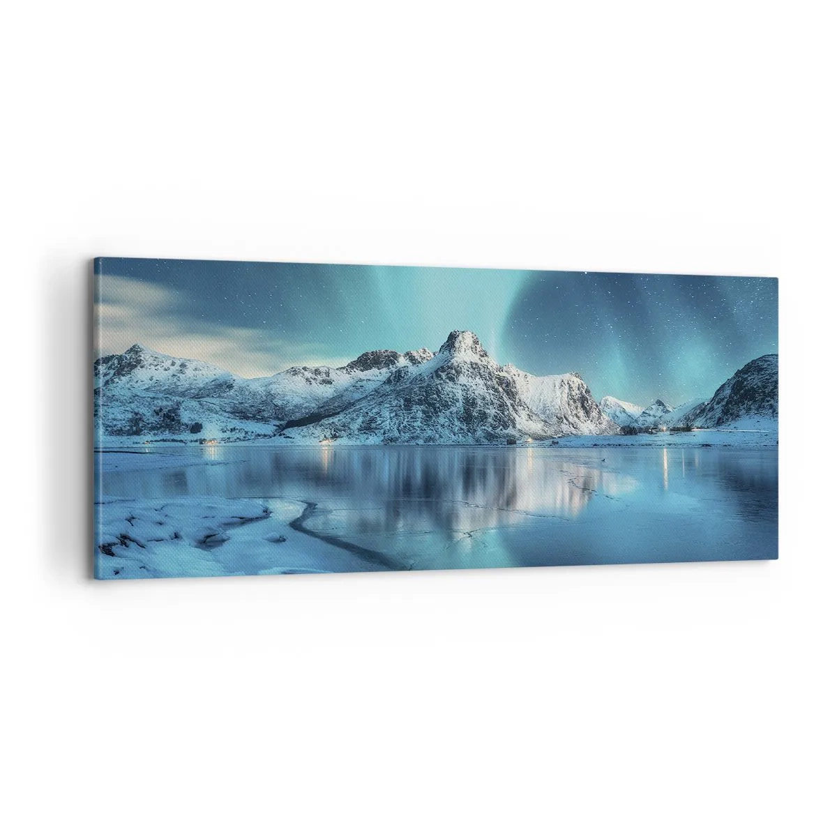 Vászonkép - Fénynek az éjszakában - 100x40 cm