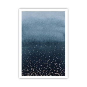 Poszter - Kompozíció - kék fázisok - 70x100 cm