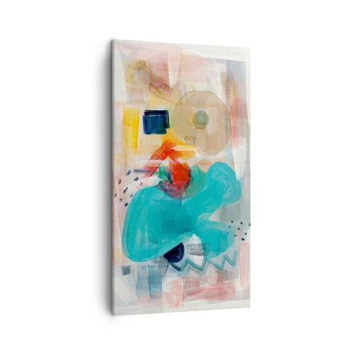 Vászonkép - Színes játék - 45x80 cm