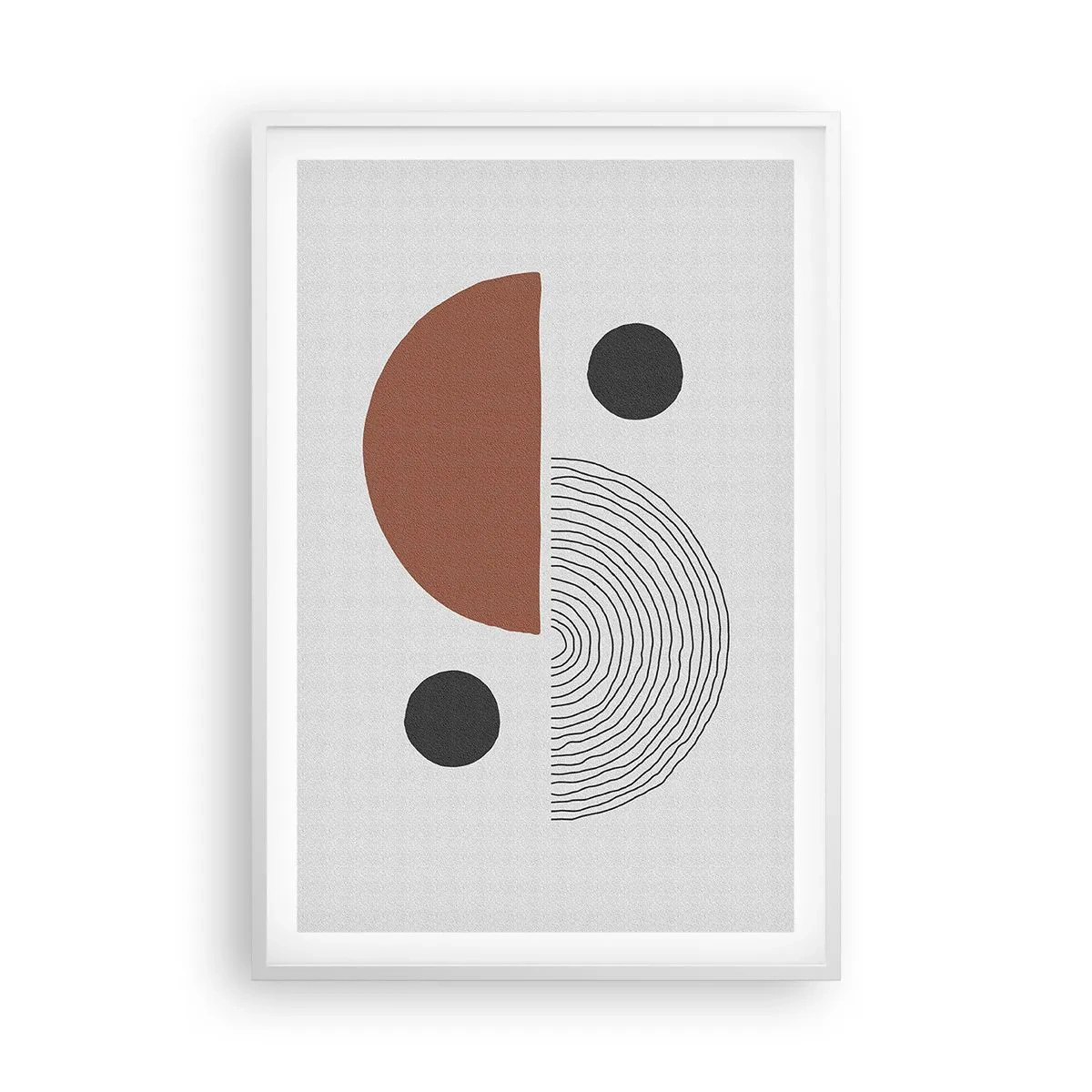 Poszter fekete keretben - A kerék tökéletessége - 61x91 cm