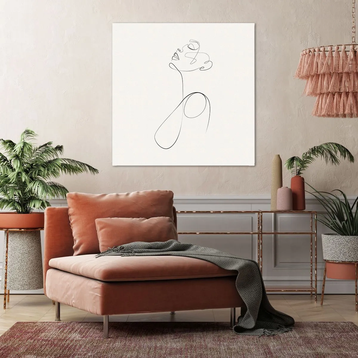 Vászonkép - Álmokban hurkolt - 70x70 cm