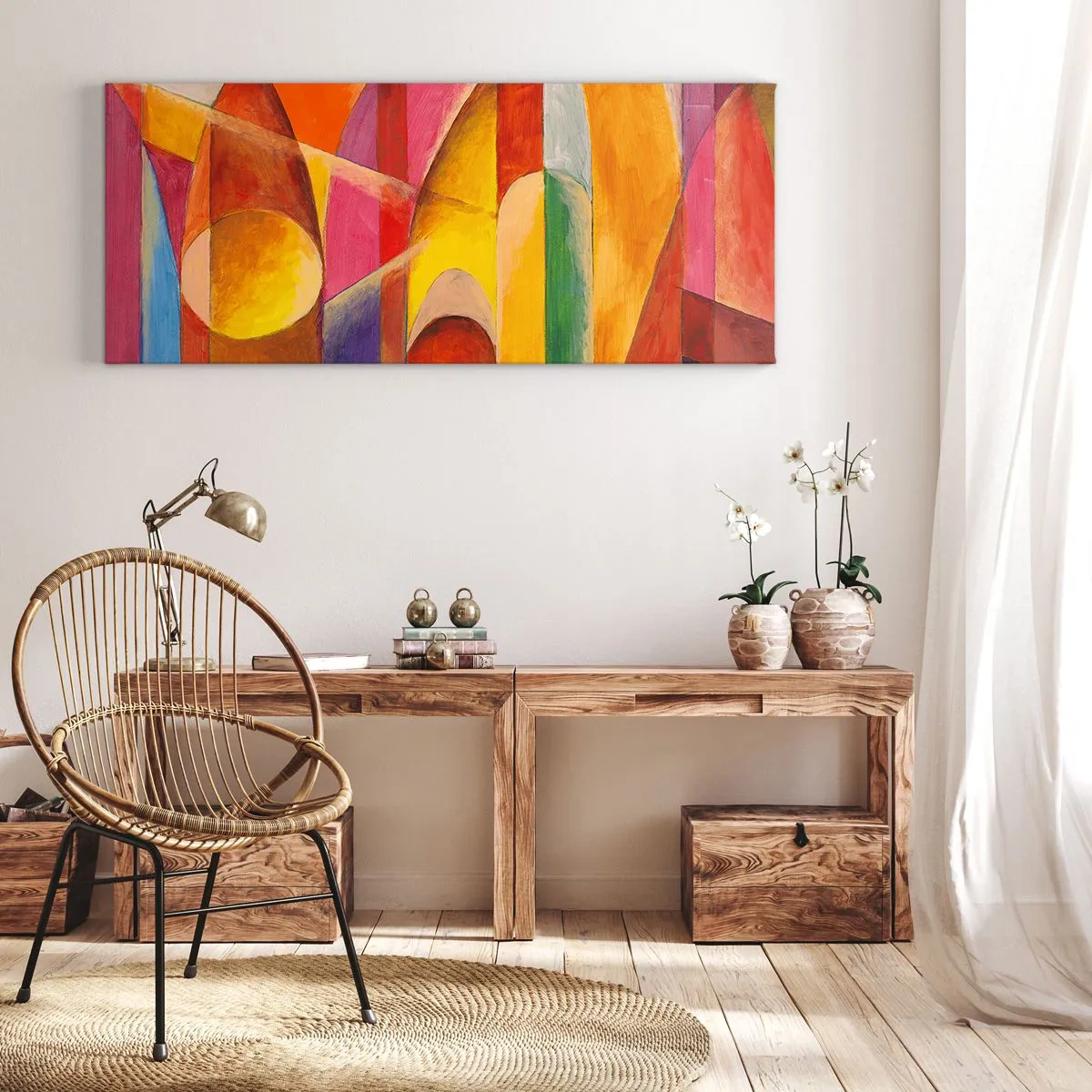 Vászonkép - A nap katedrálisa - 100x40 cm
