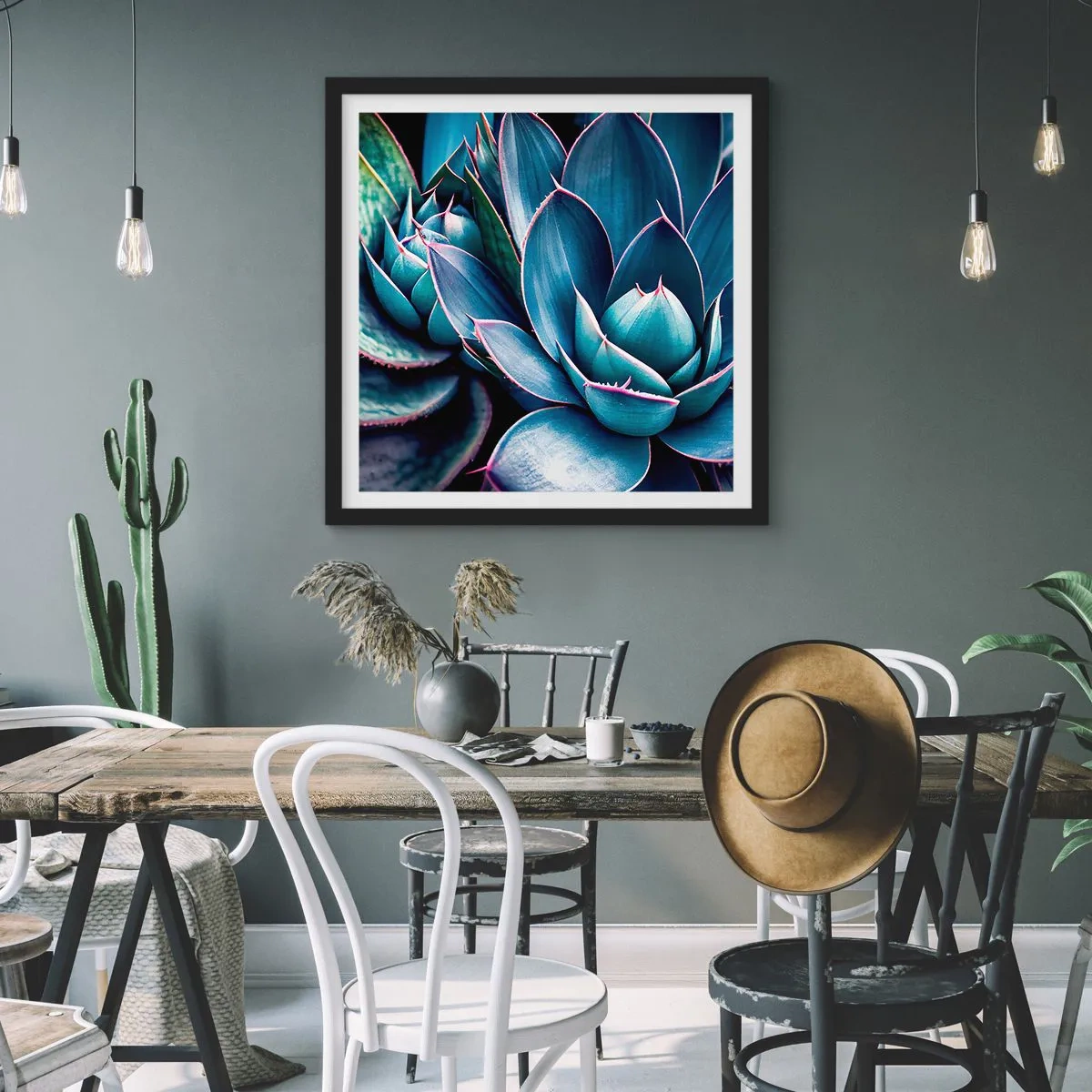 Poszter fehér keretben - Életerő - 60x60 cm