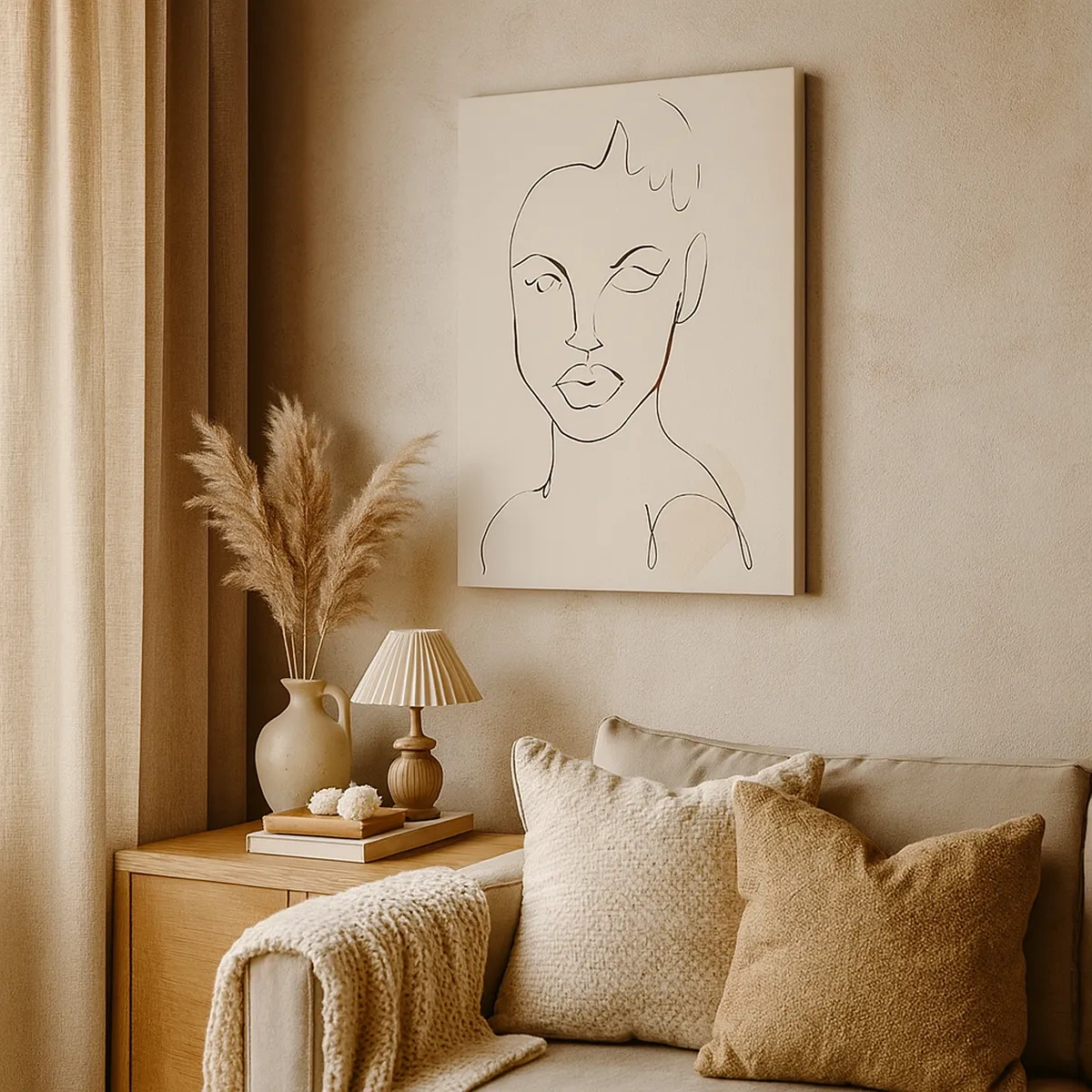 Vászonkép - Az érzékiség körvonala - 50x70 cm