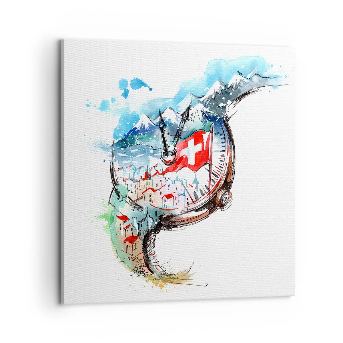 Vászonkép - Svájci szellemiség - 60x60 cm