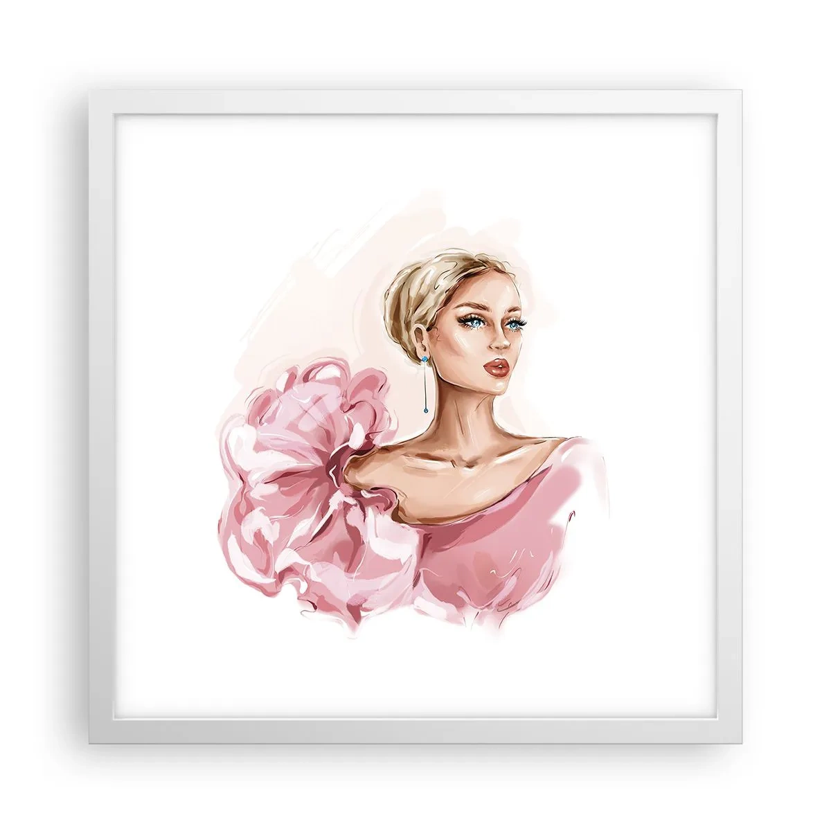 Poszter fekete keretben - Mintha festett lenne… - 40x40 cm