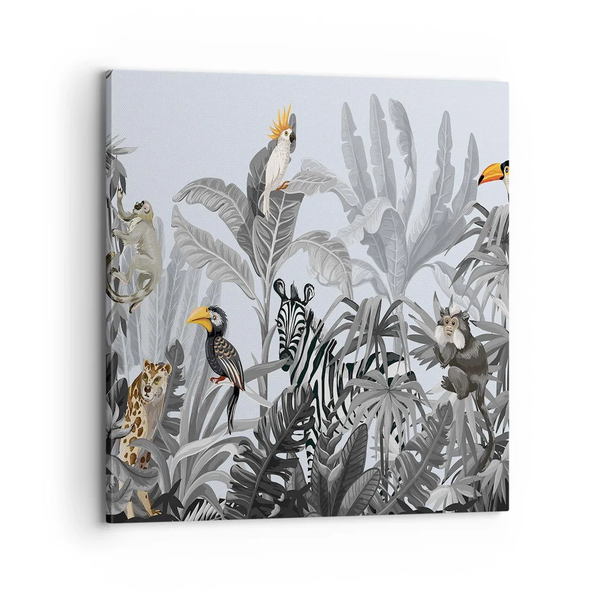 Vászonkép - Afrikai mese - 70x70 cm