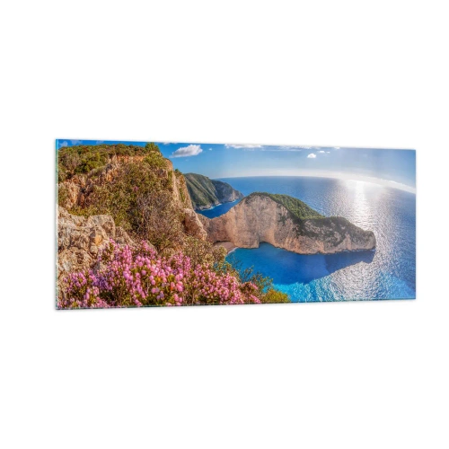 Üveg kép - Nagyszerű görög nyaralásom - 100x40 cm
