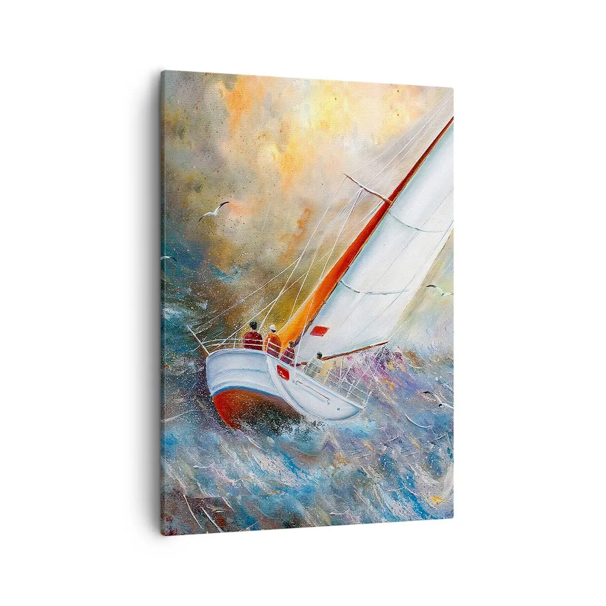 Vászonkép - A hullámokon futók  - 50x70 cm