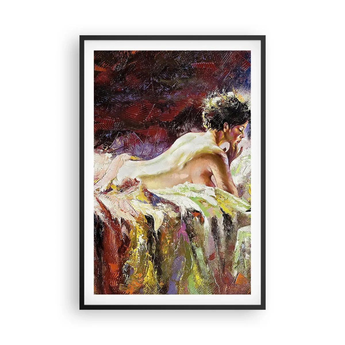 Poszter fehér keretben - Töprengő Vénusz - 61x91 cm