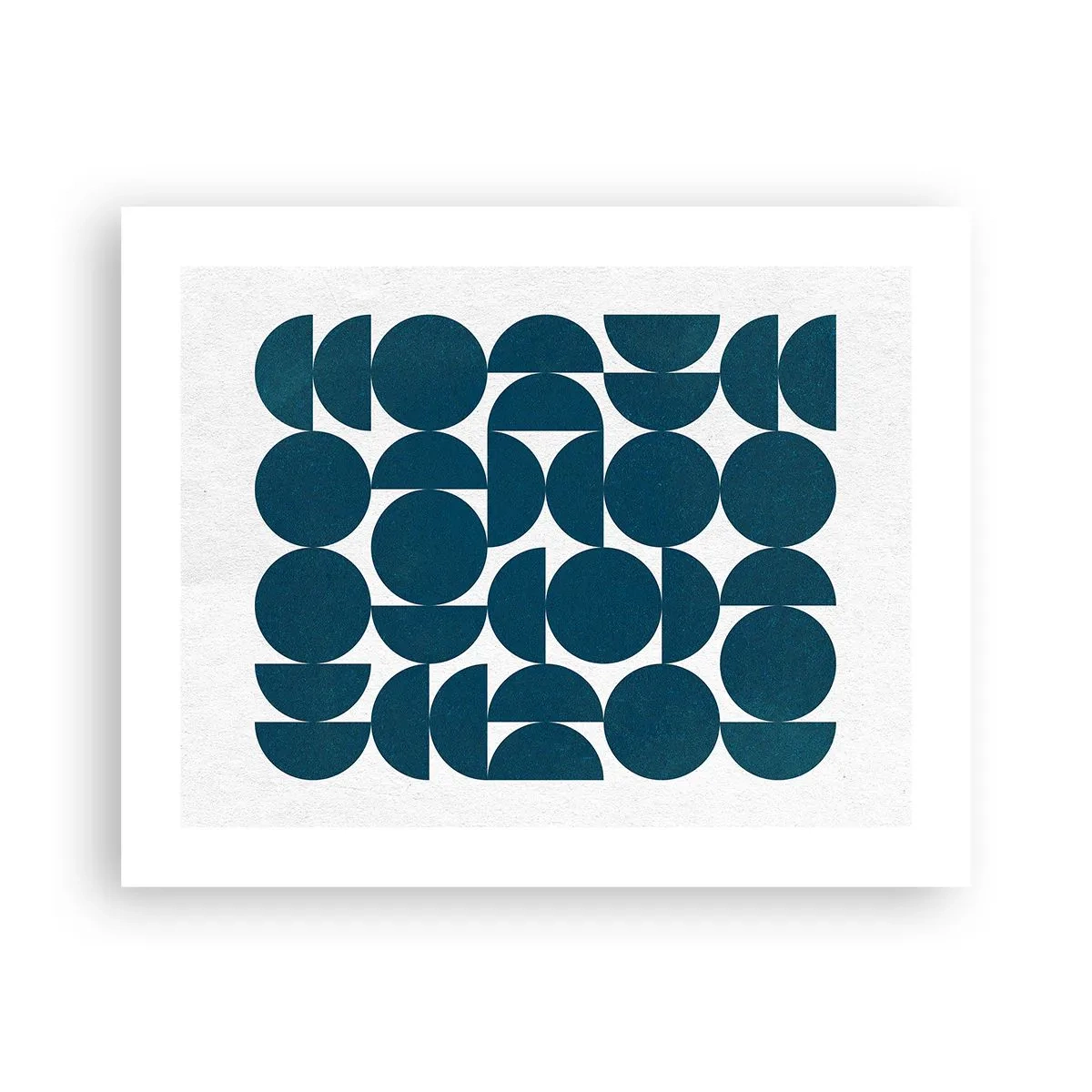 Poszter - Körök és félkörök - 50x40 cm