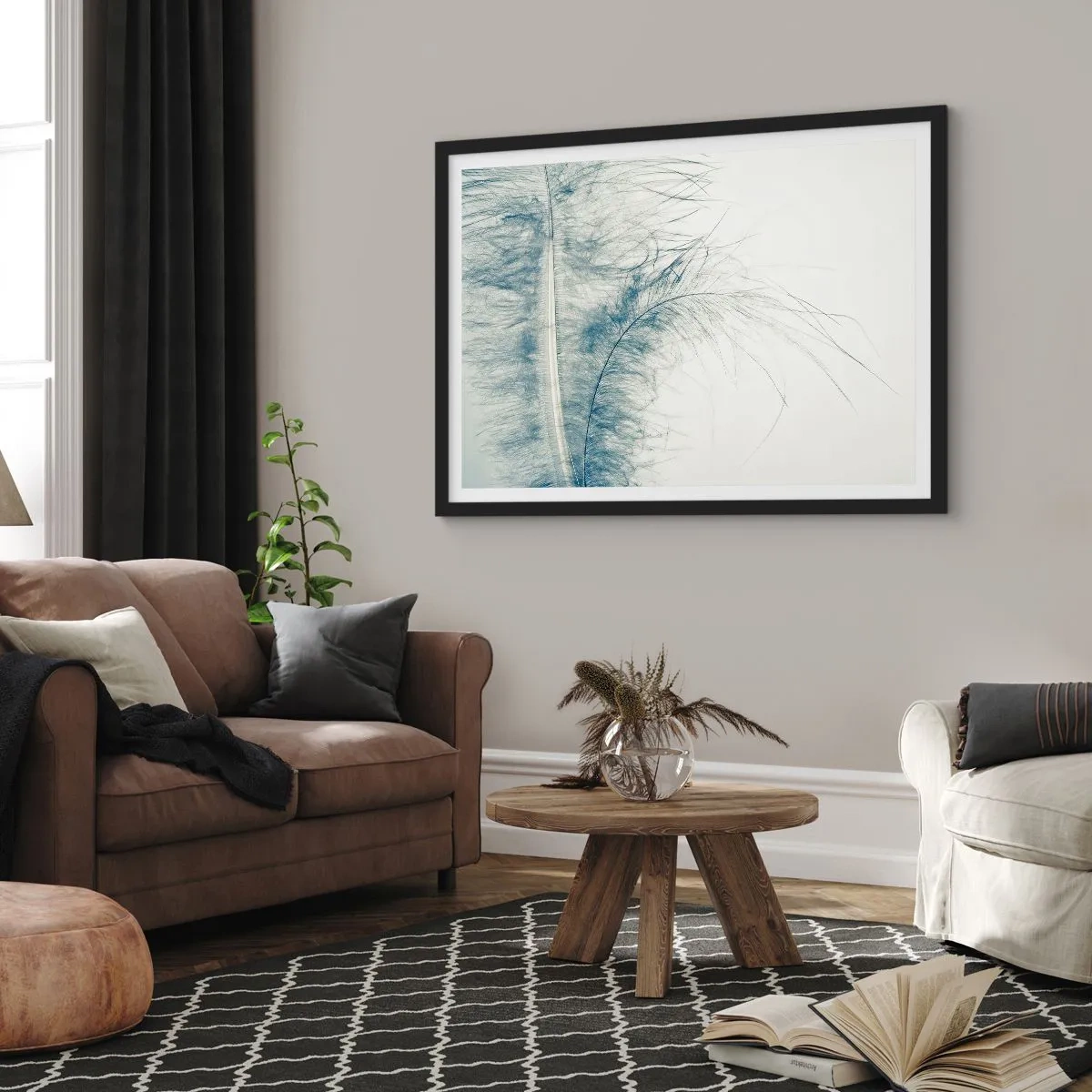 Poszter fehér keretben - A természet suttogása - 100x70 cm