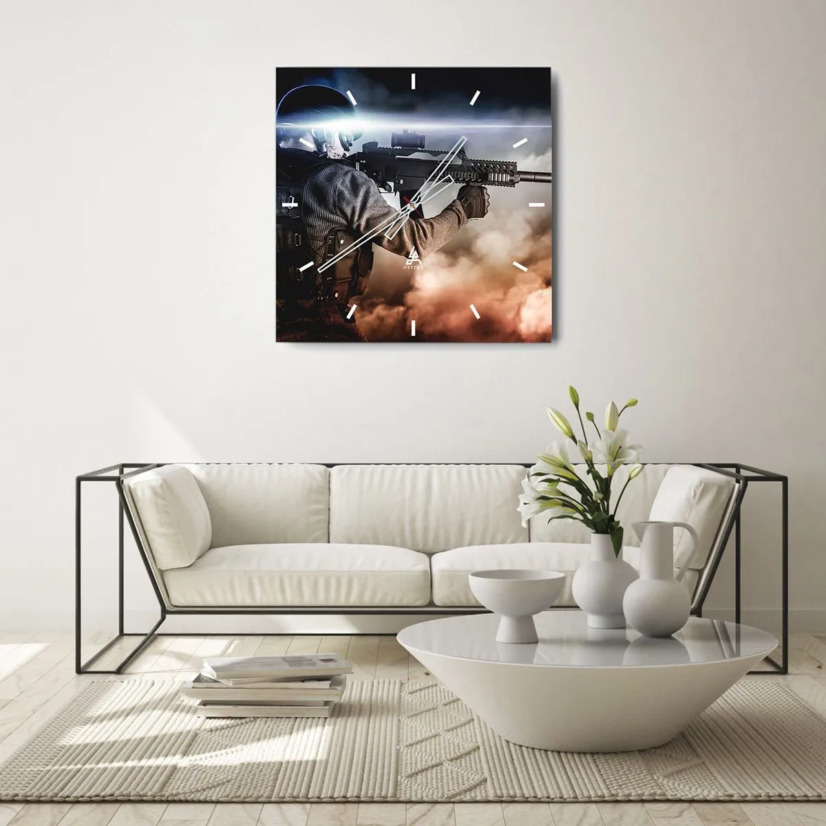 Falióra, Óra - Egyszerűen egy hős - 40x40 cm