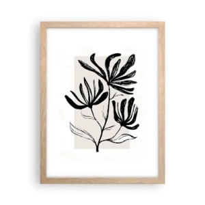 Poszter világos tölgy keretben - Vázlat egy herbáriumhoz - 30x40 cm
