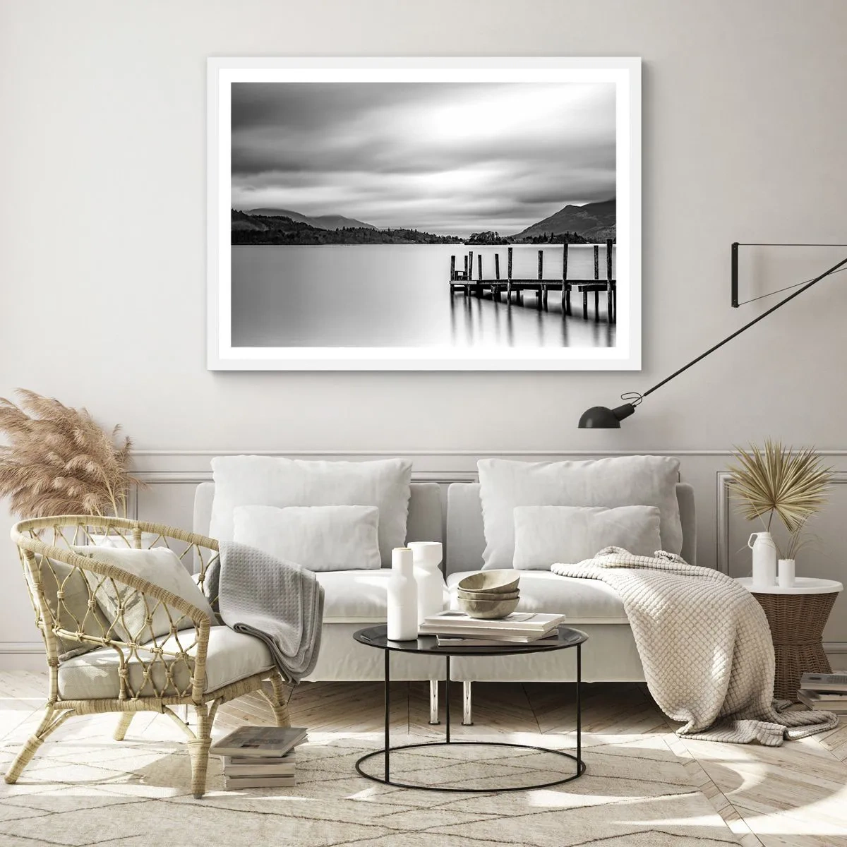 Poszter fekete keretben - Szelídség és erő - 100x70 cm