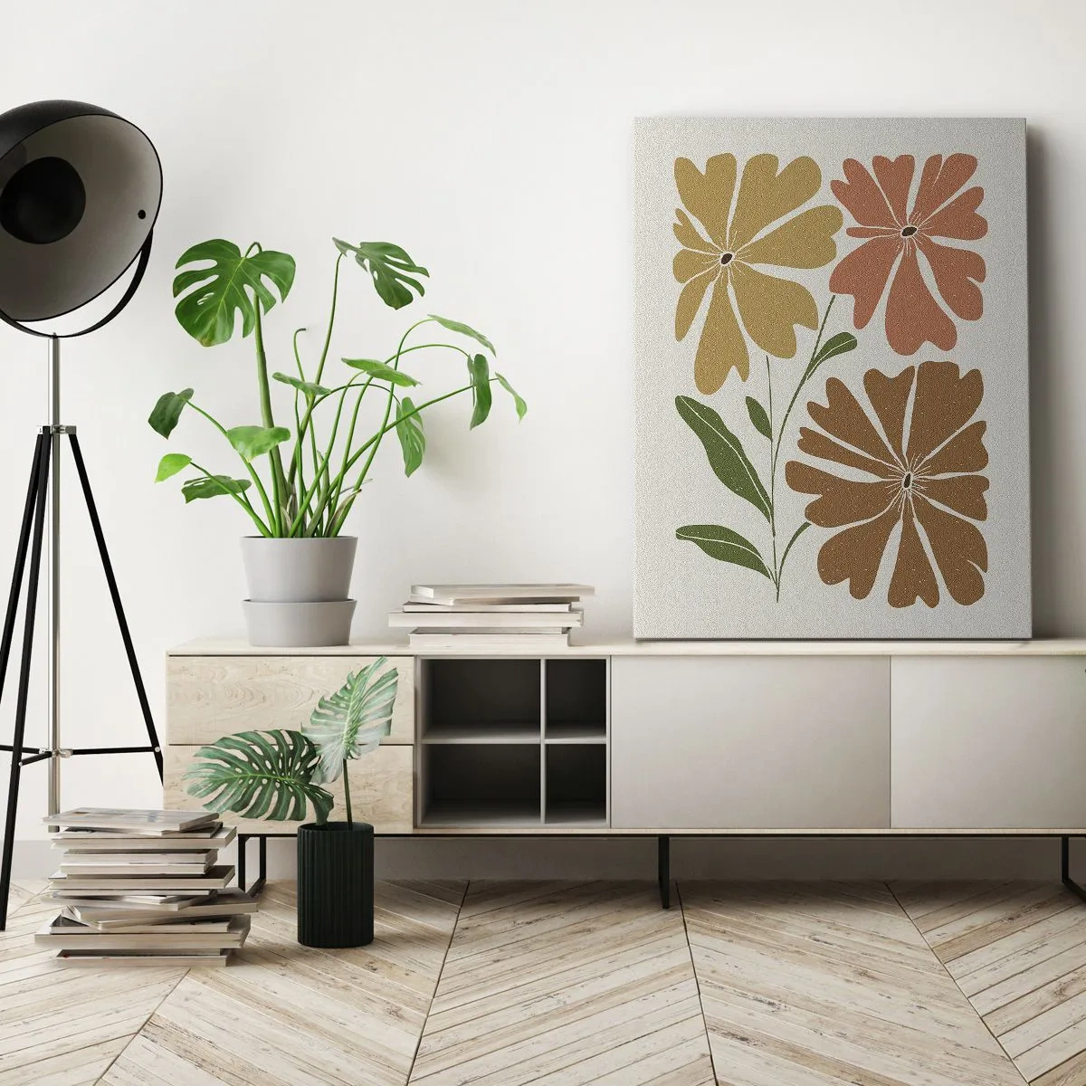 Vászonkép - Természet és geometria - 70x100 cm