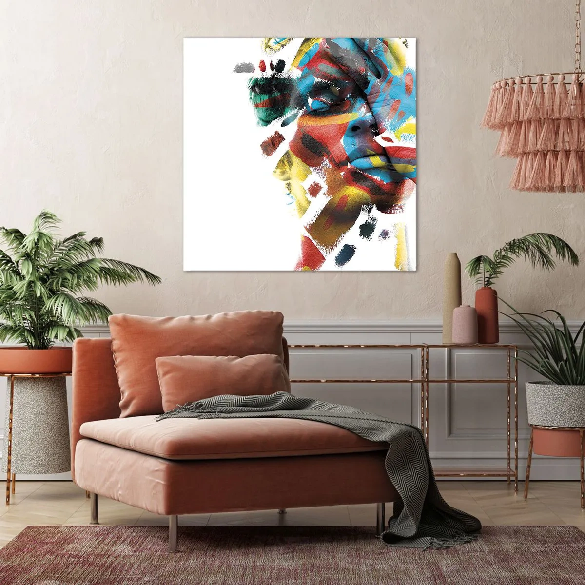 Vászonkép - Színes személyiség - 60x60 cm