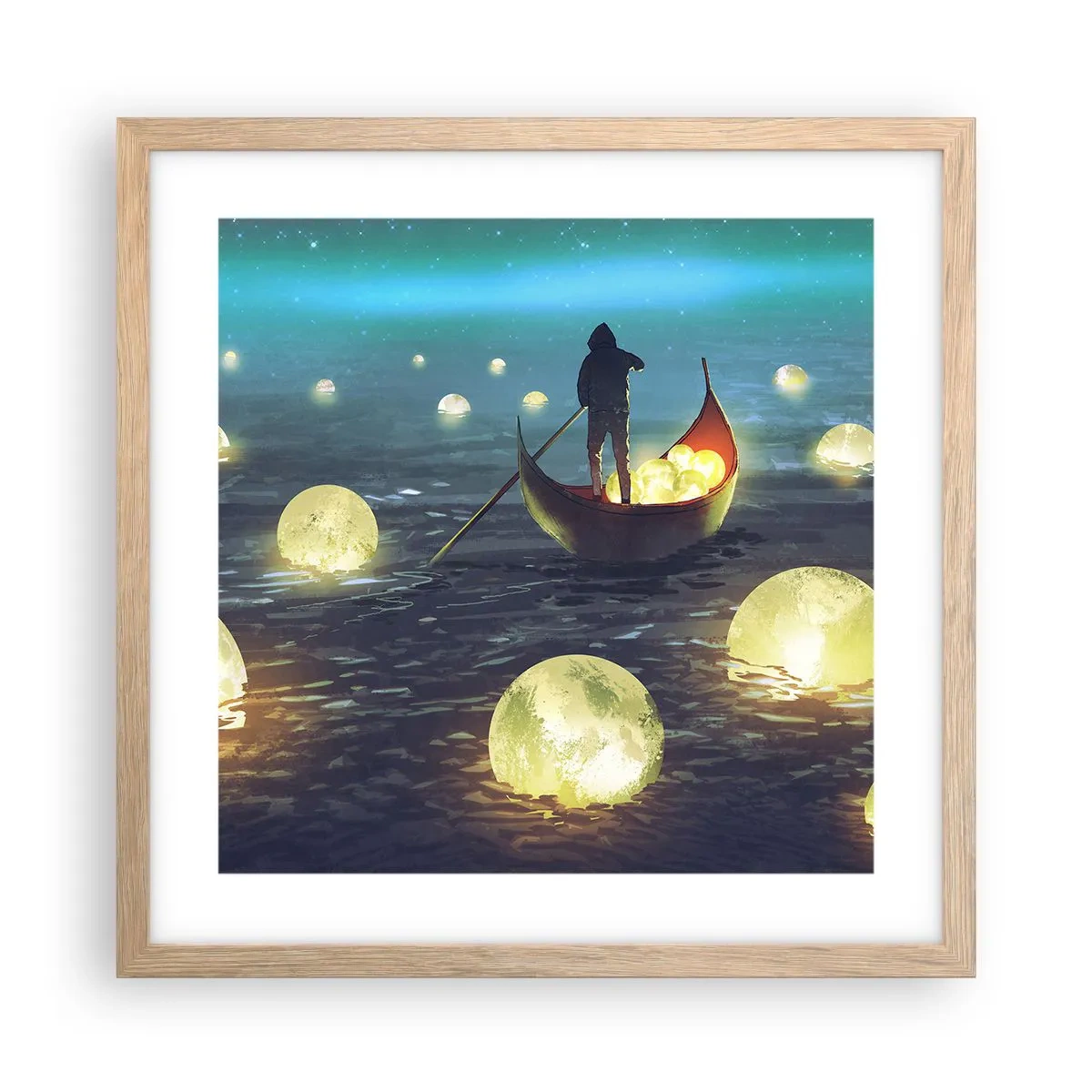 Poszter világos tölgy keretben - Olyan dolgok, amelyekről a filozófusok soha nem álmodtak - 40x40 cm