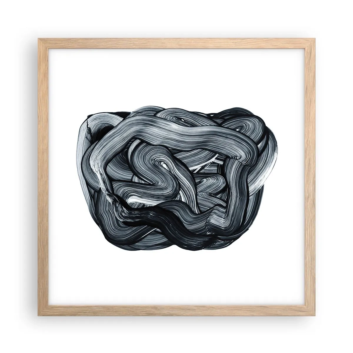 Poszter világos tölgy keretben - Ez nem olyan egyszerű - 40x40 cm