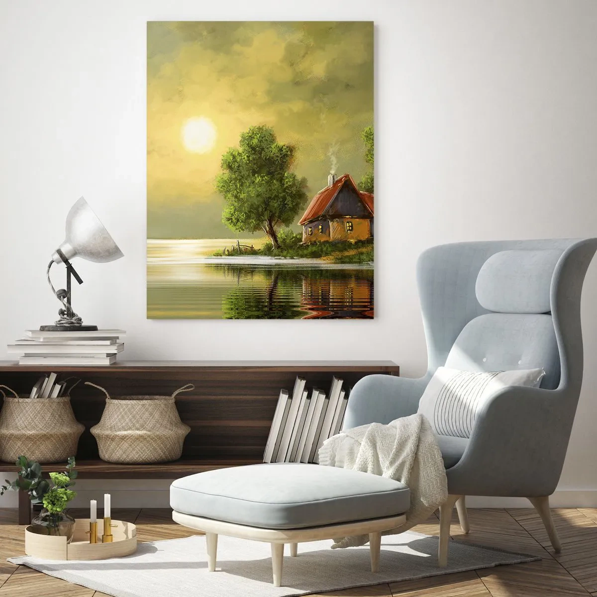 Üveg kép - Gyönyörű, mint egy képen - 50x70 cm