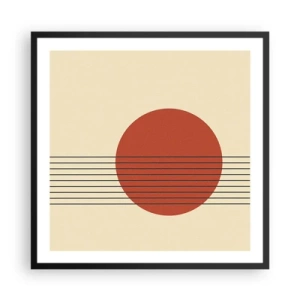 Poszter fehér keretben - Körbe és tovább - 60x60 cm