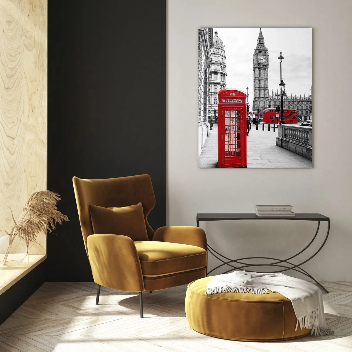 Üveg kép - London, kétségtelenül - 70x100 cm