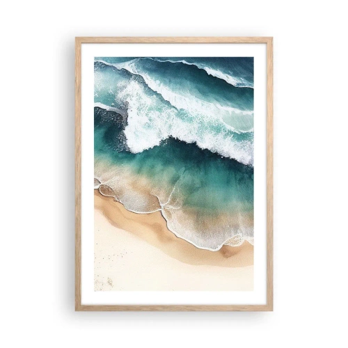 Poszter világos tölgy keretben - Egy örök találkozás - 50x70 cm