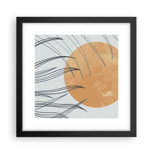 Poszter fehér keretben - Mindig a nap felé - 30x30 cm