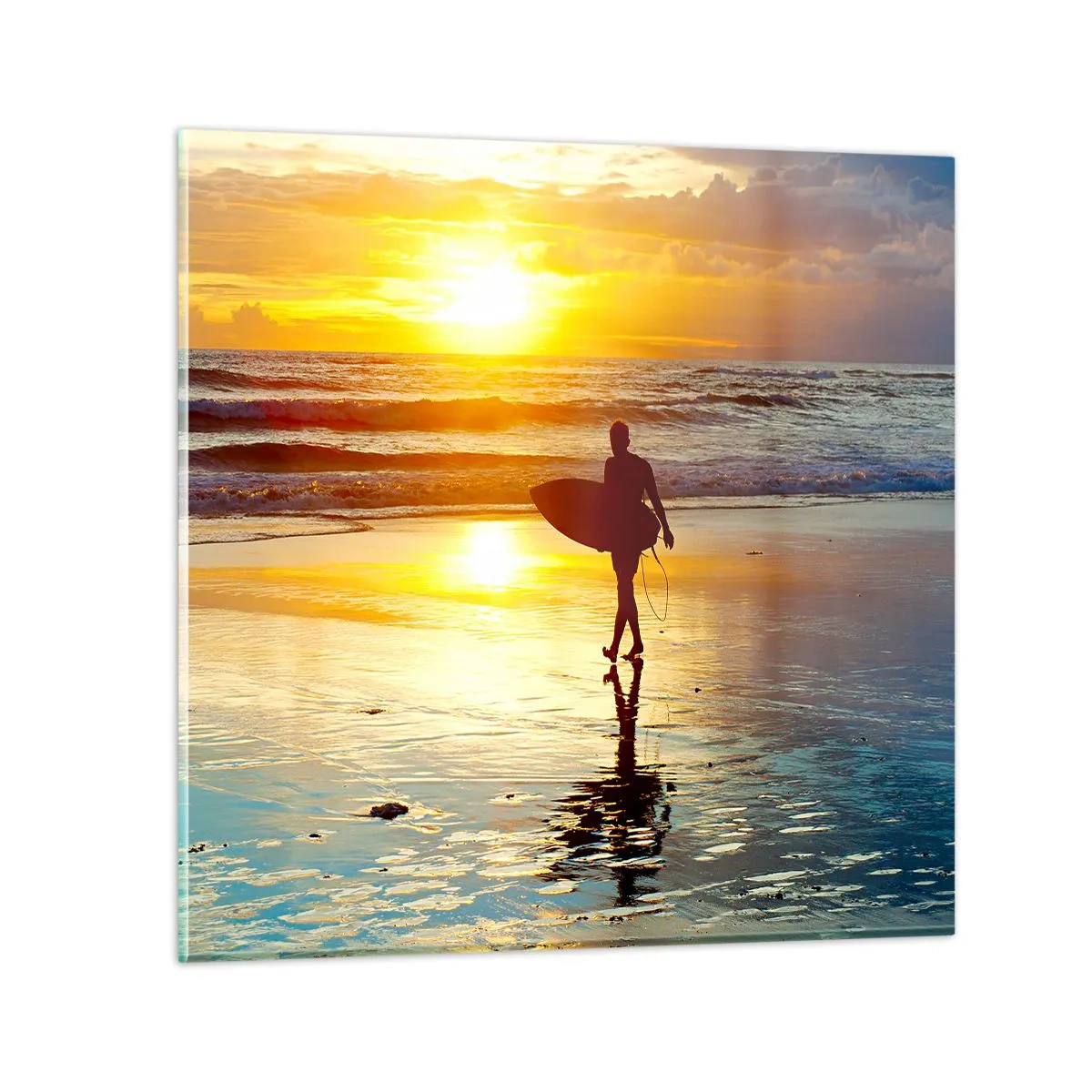 Üveg kép - A harcos visszatérése - 50x50 cm