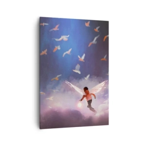 Vászonkép - Képzeletre és bátorságra van szüksége - 70x100 cm