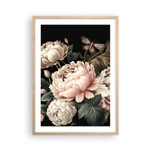 Poszter világos tölgy keretben - Barokk stílusban - 50x70 cm