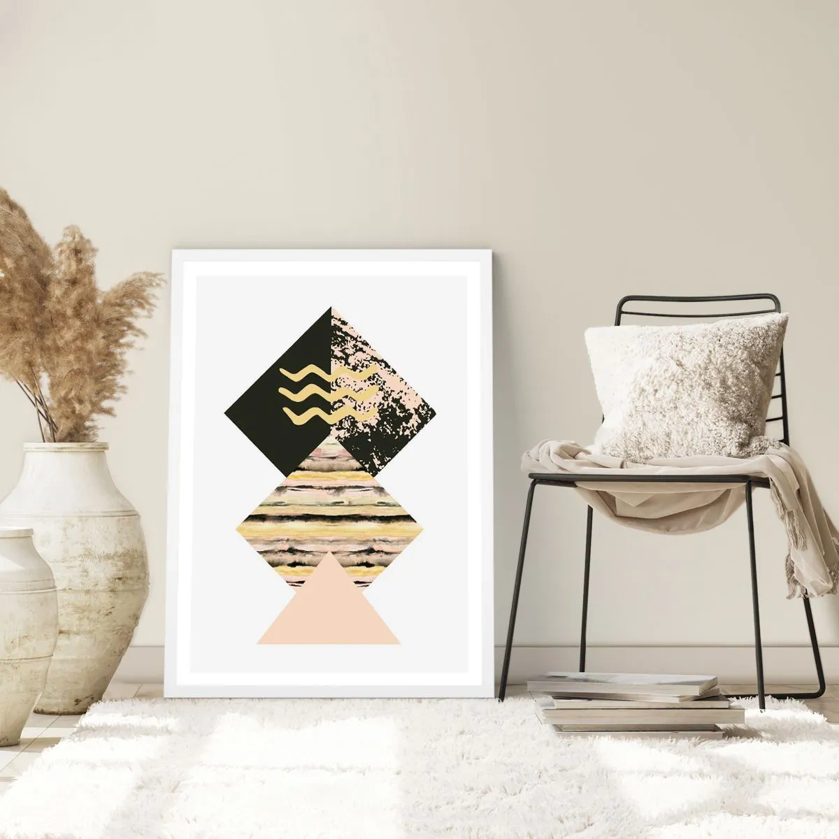 Poszter fekete keretben - Nem olyan egyszerű - 70x100 cm