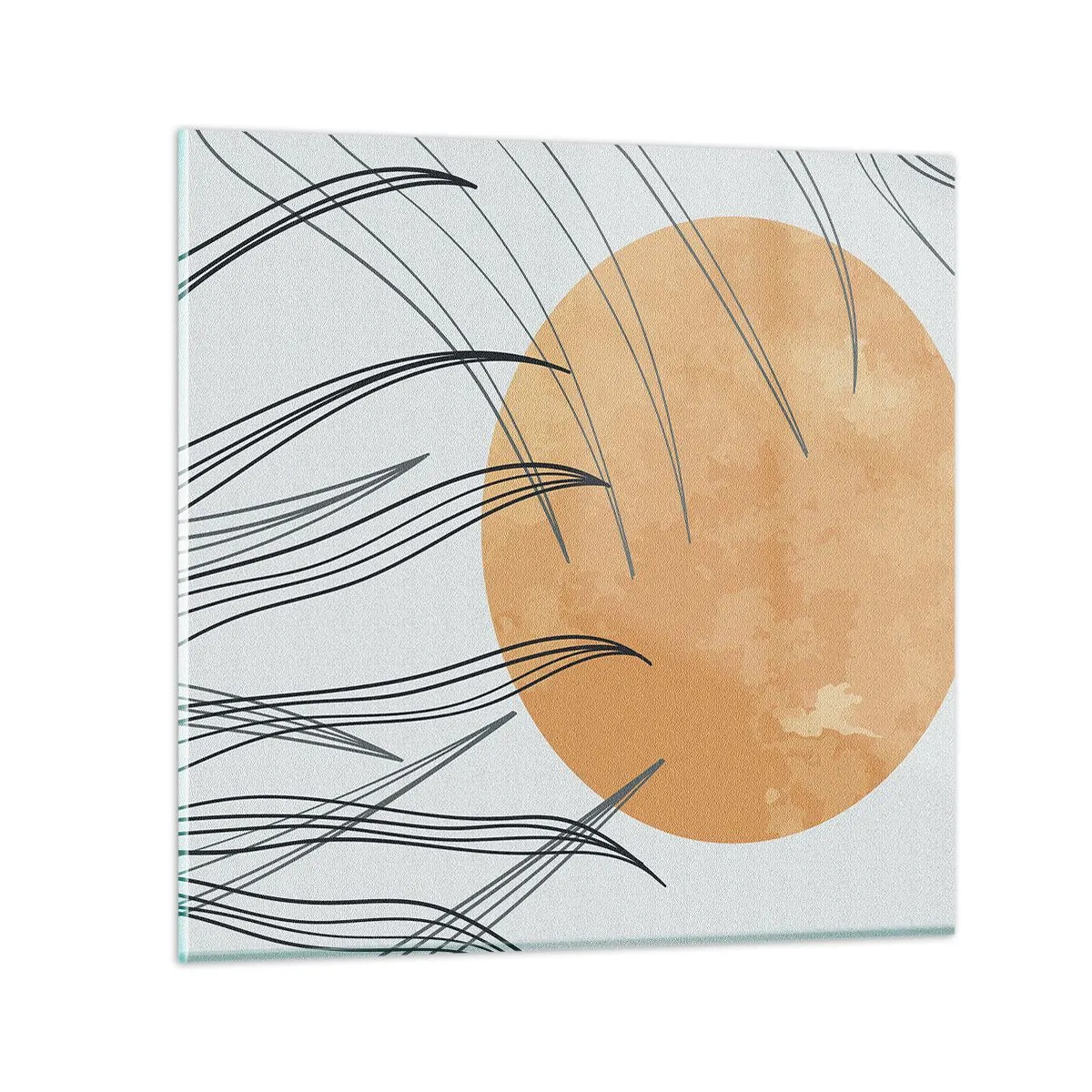 Üveg kép - Mindig a nap felé - 40x40 cm