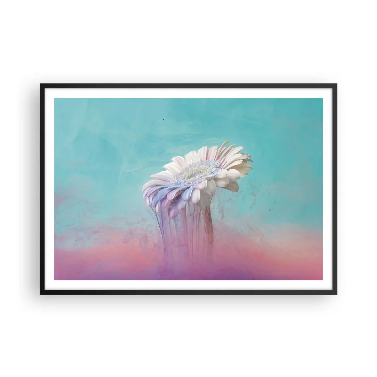 Poszter fehér keretben - A virág alvilág - 100x70 cm
