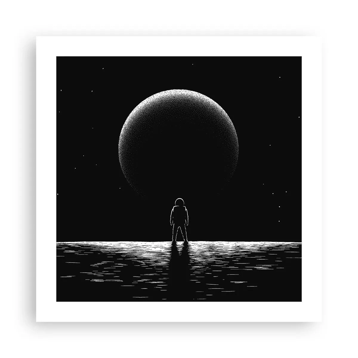 Poszter - Szemtől szemben - 50x50 cm