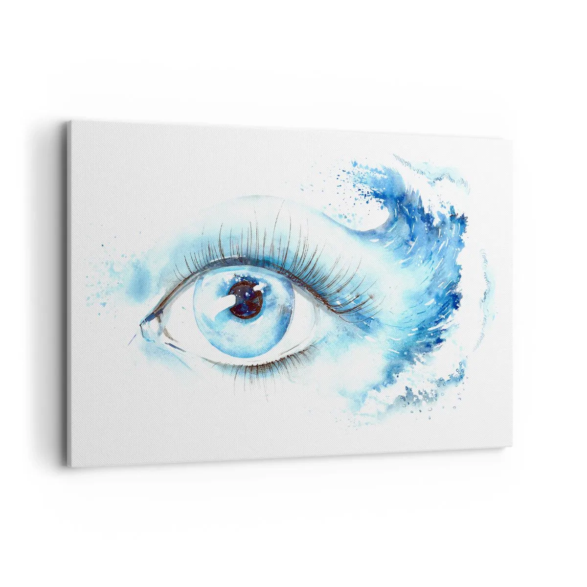 Vászonkép - Elmerülni a tekintet kékjében - 120x80 cm
