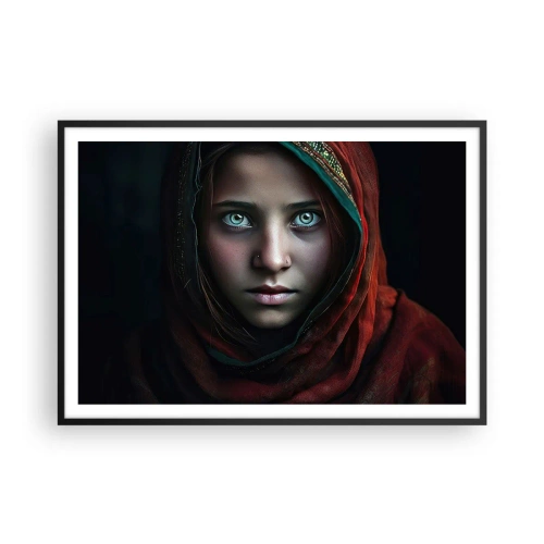 Poszter fehér keretben - Keleti hercegnő - 100x70 cm