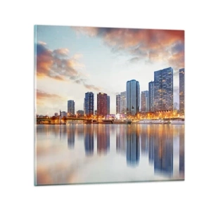 Üveg kép - Párizs monumentális nyugalma - 60x60 cm