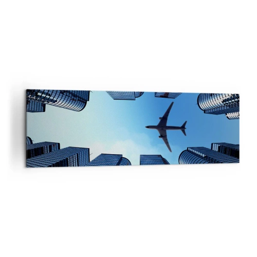 Vászonkép - Kilátás az üveg szurdokból - 160x50 cm