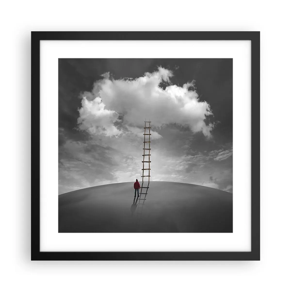 Poszter fehér keretben - Minden lehetséges - 40x40 cm