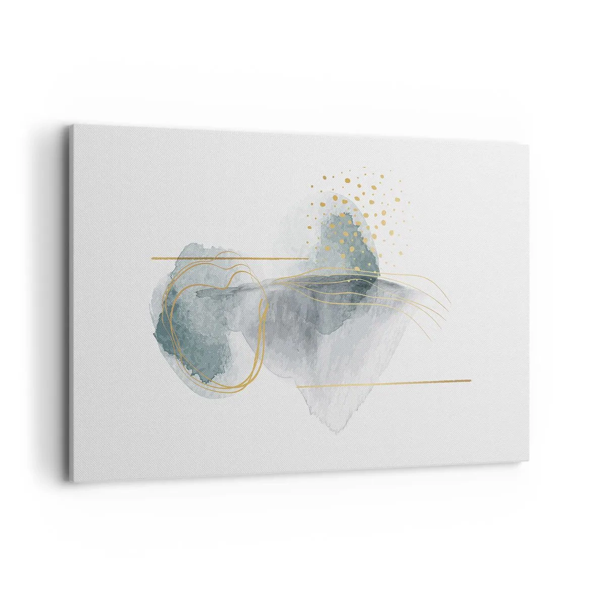 Vászonkép - A szürkeség és az arany kapcsolatáról - 120x80 cm