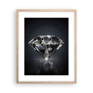 Poszter világos tölgy keretben - Best girls friend - 40x50 cm