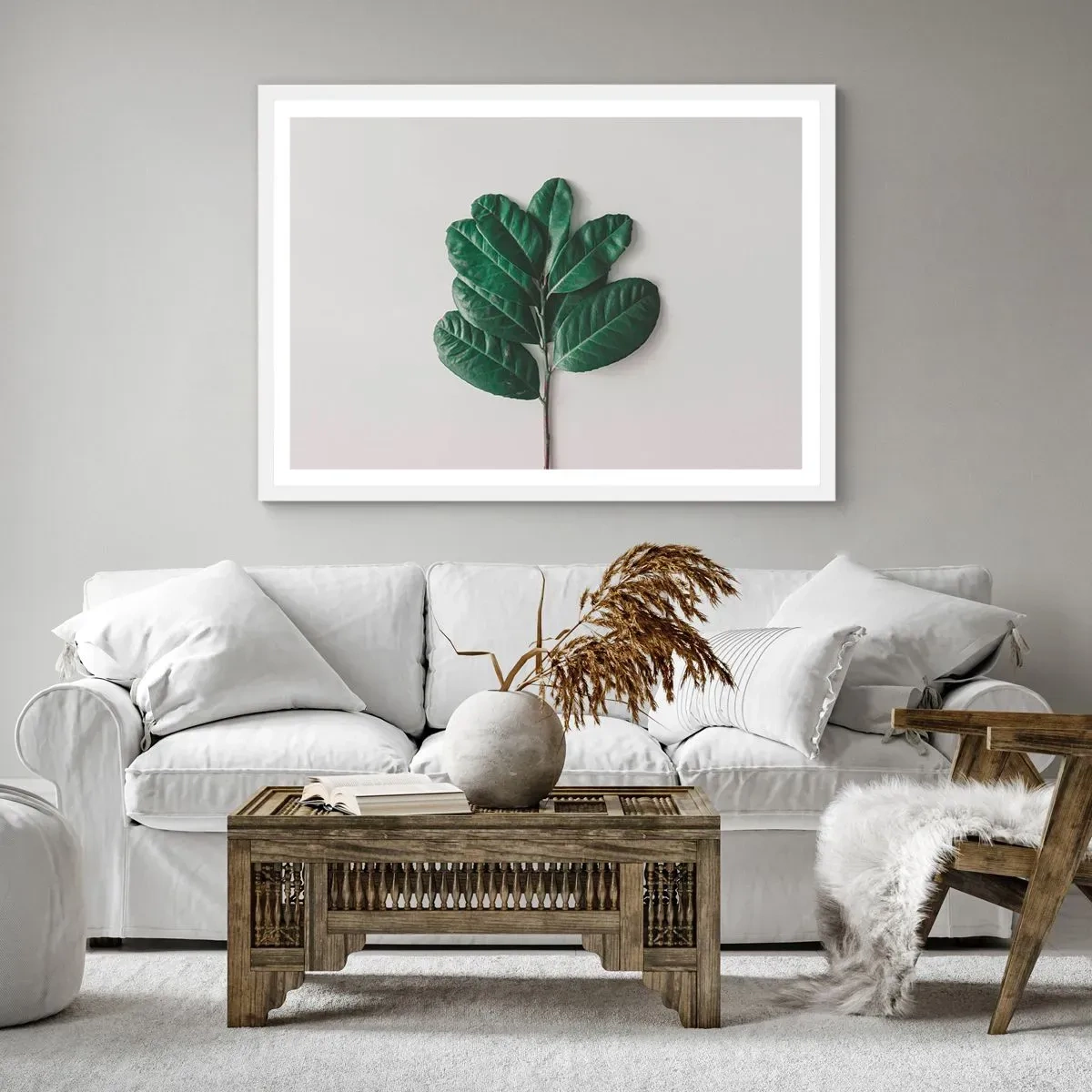 Poszter fekete keretben - Rajz csak a természetről - 70x50 cm