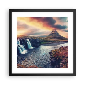 Poszter fehér keretben - A természet fenségében - 40x40 cm