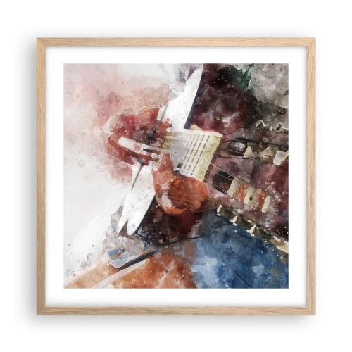 Poszter világos tölgy keretben - És mit gondolsz róla? - 50x50 cm