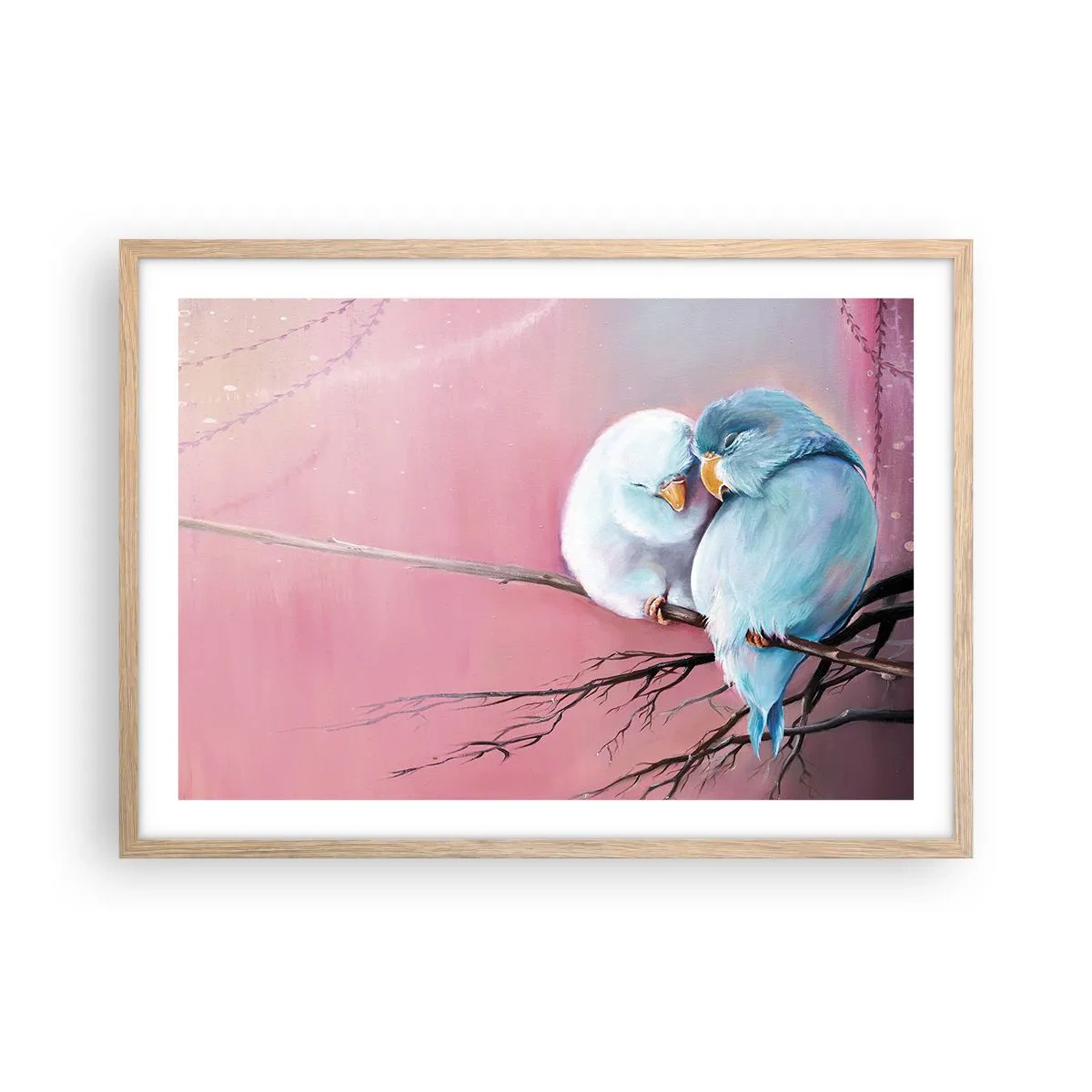 Poszter világos tölgy keretben - Mit tehetnénk hozzá?... - 70x50 cm
