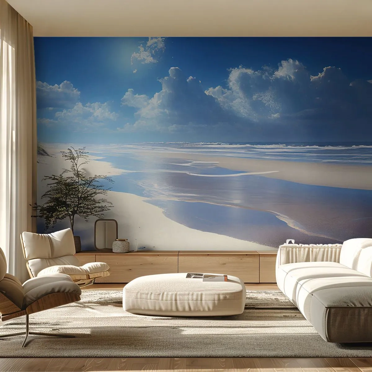 Fotótapéta Premium Sand - Nyaralás a paradicsomban - Strand, óceán, Ünnepek - 250x175 cm