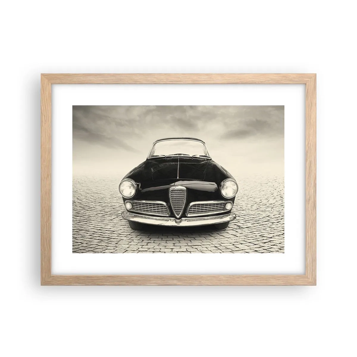 Poszter világos tölgy keretben - És hogy ne szeretnél engem? - 40x30 cm